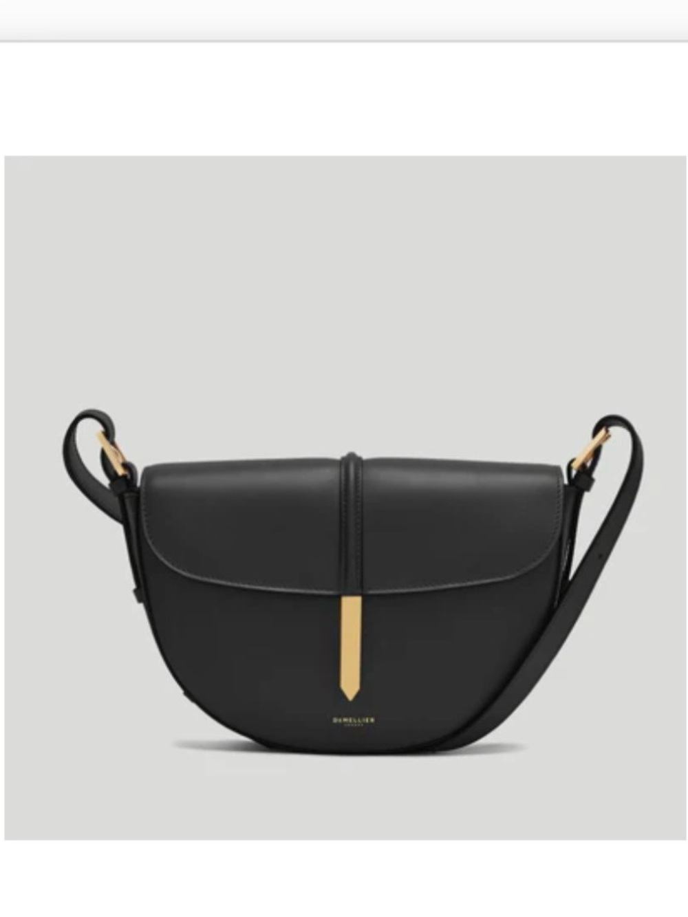 DeMellier Tokyo Saddle Bag with Gold Accent